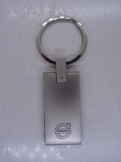 VOLVO 黒皮プレートKeyホルダー 未使用 ボルボ_画像2