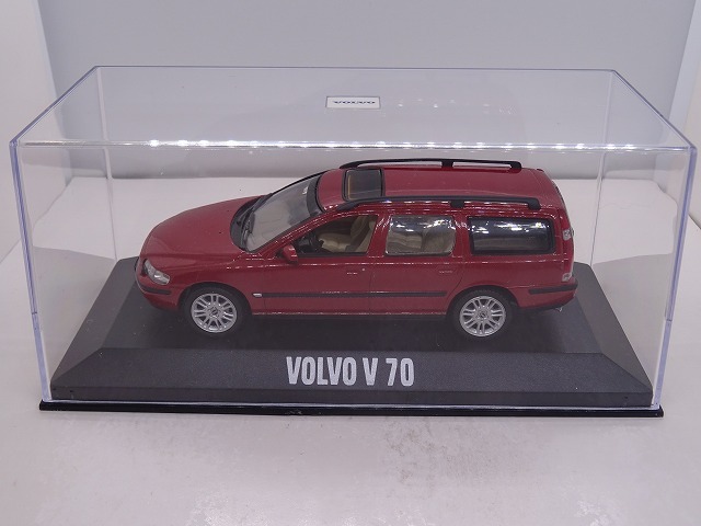 VOLVO V70 WINE RED 未使用 ボルボ V70 ワインレッド VOLVO for life MINICHAMPS_画像5