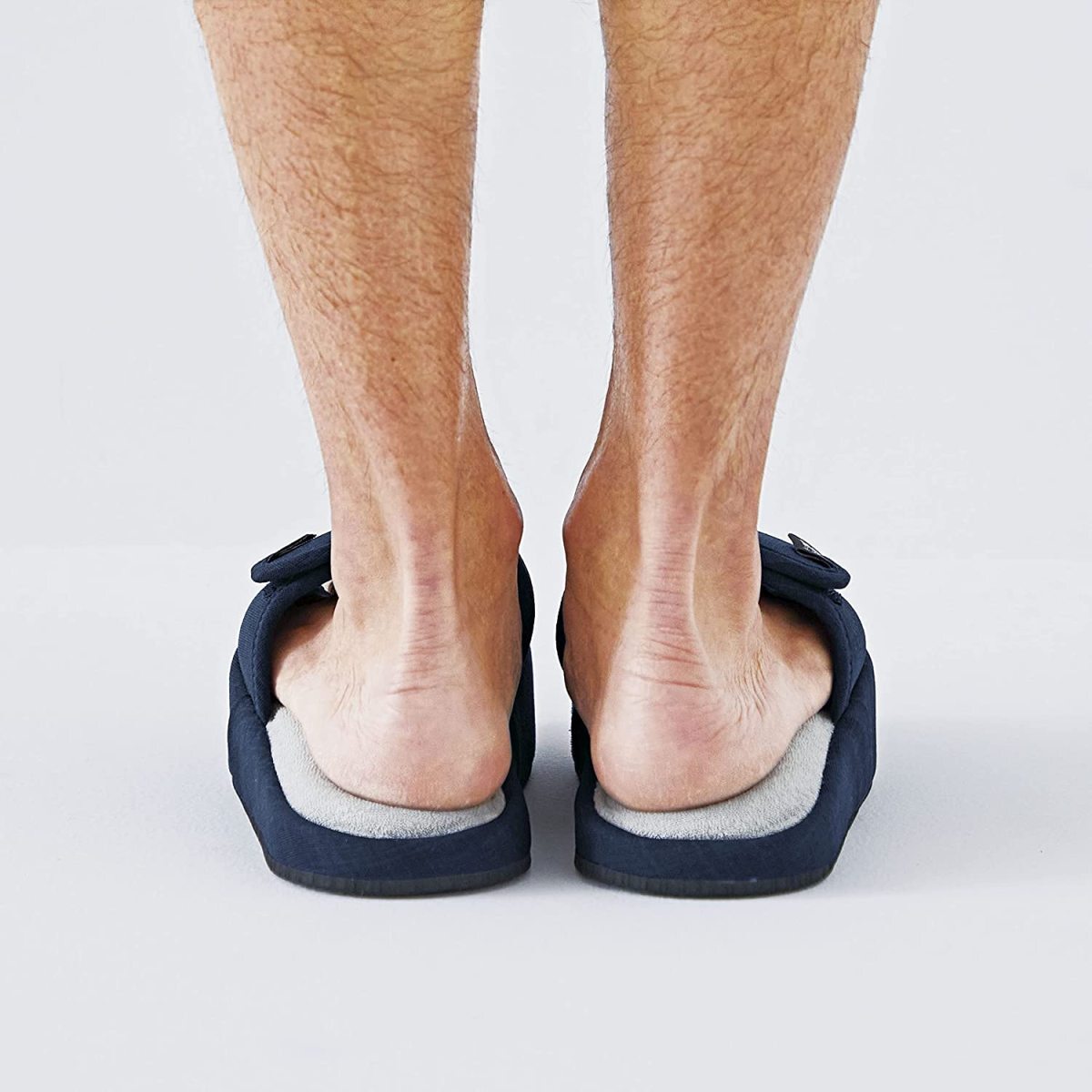 (コジット)ゆるみ対策スリッパ キュキュッパ ネイビーL 骨盤底筋 健康 体幹 ダイエット スリッパ ゆるみ 鍛える 内転筋_画像4