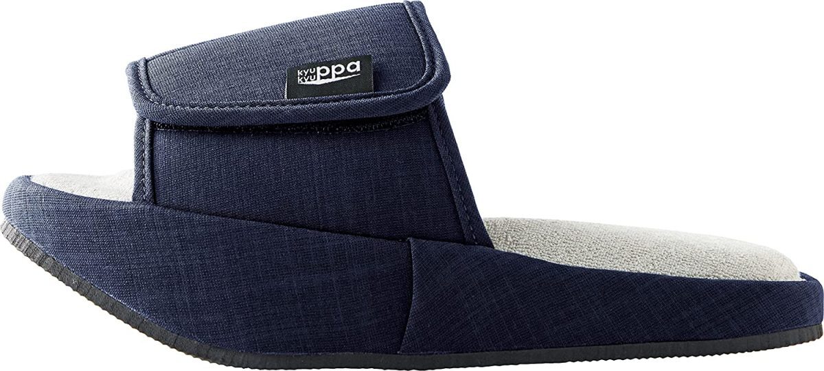 (コジット)ゆるみ対策スリッパ キュキュッパ ネイビーL 骨盤底筋 健康 体幹 ダイエット スリッパ ゆるみ 鍛える 内転筋_画像8