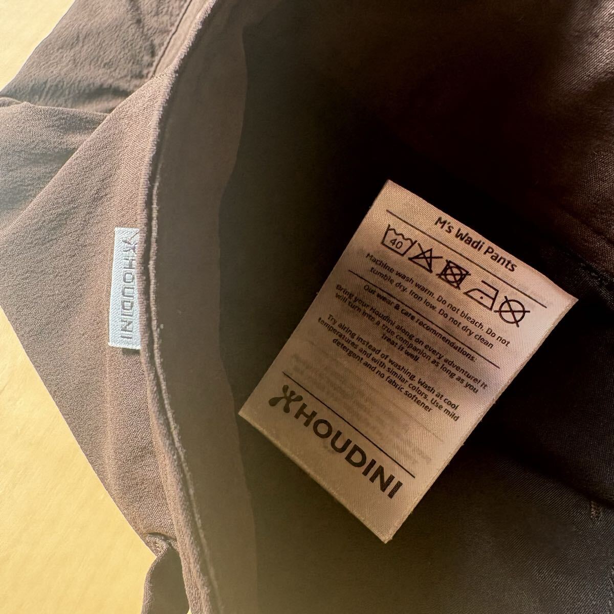 HOUDINI WADI PANTS Ssize BROWN moonlight gear ムーンライトギア_画像7