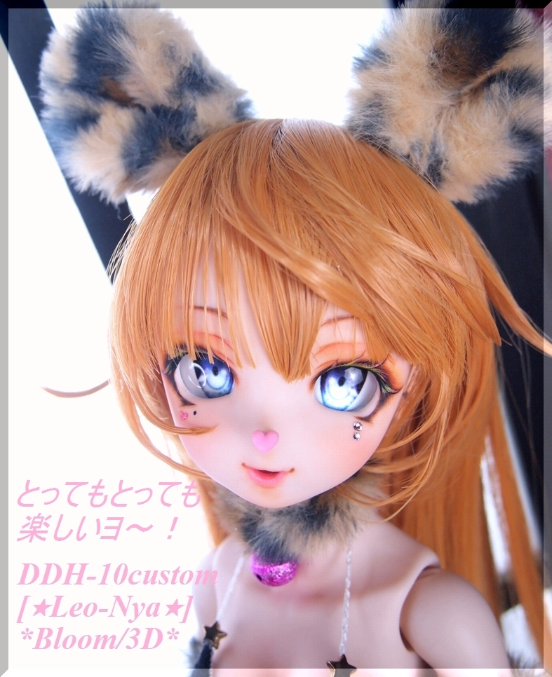 *B-3D**DDH-10カスタムヘッド：[★Leo-Nya★]+舌パーツ2＋バンス2種Wig+Eye3P&小物オマケ*:MDDにも♪_画像3