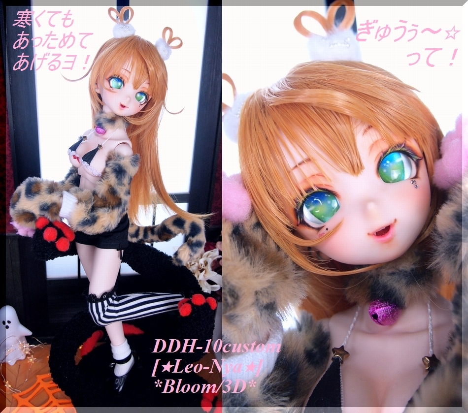 *B-3D**DDH-10カスタムヘッド：[★Leo-Nya★]+舌パーツ2＋バンス2種Wig+Eye3P&小物オマケ*:MDDにも♪_画像6