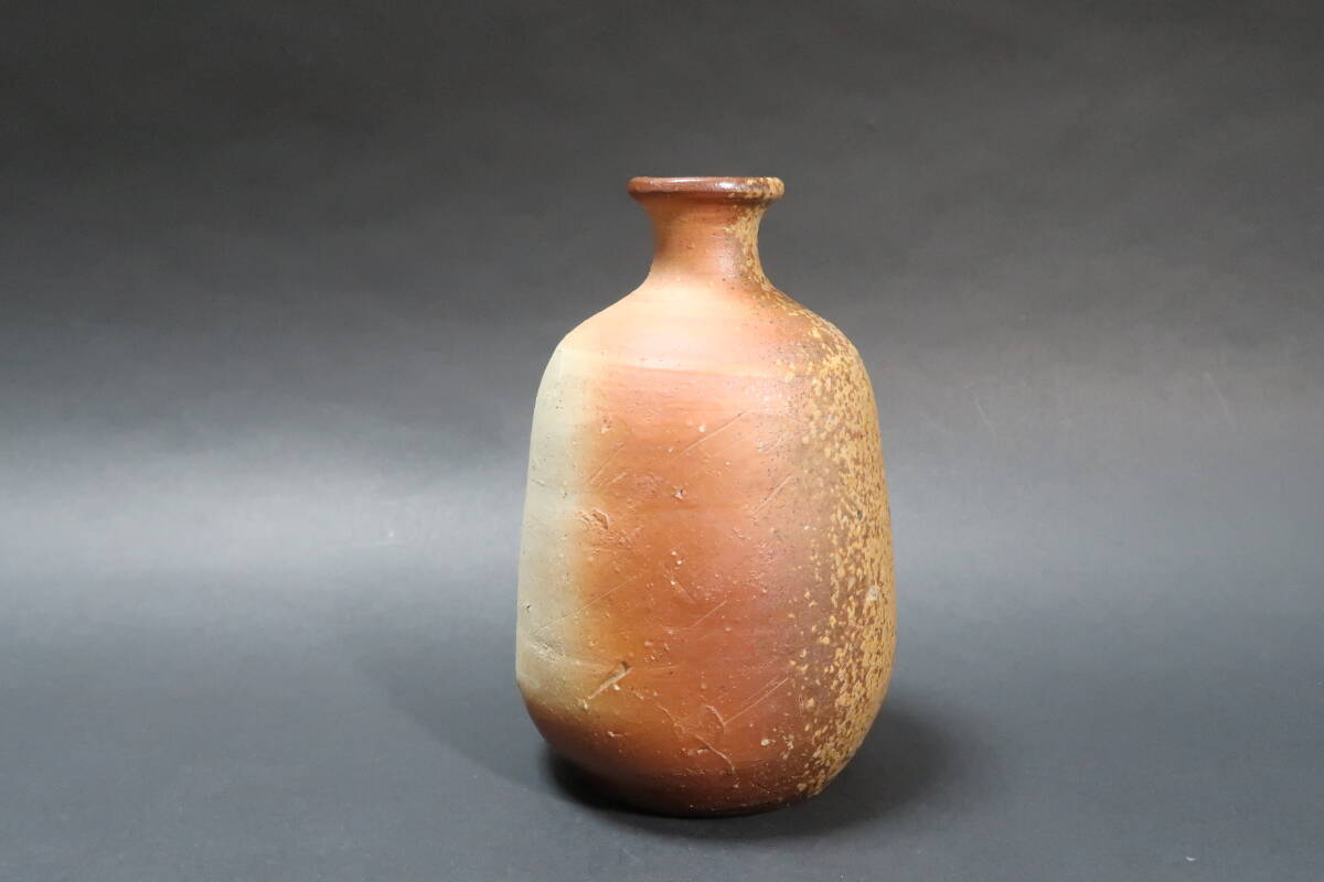 [ человек национальное достояние ] Исэ город мыс . Bizen бутылочка для сакэ { одна сторона . изменение ..}