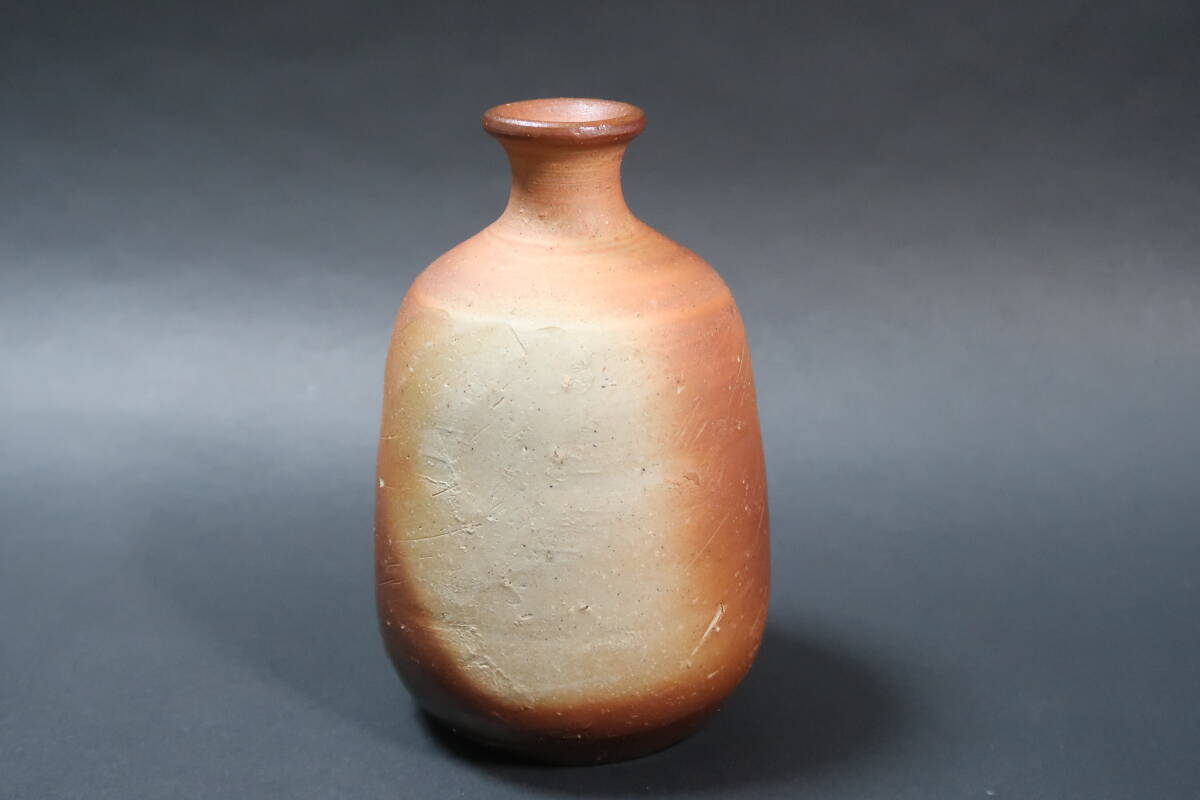 [ человек национальное достояние ] Исэ город мыс . Bizen бутылочка для сакэ { одна сторона . изменение ..}