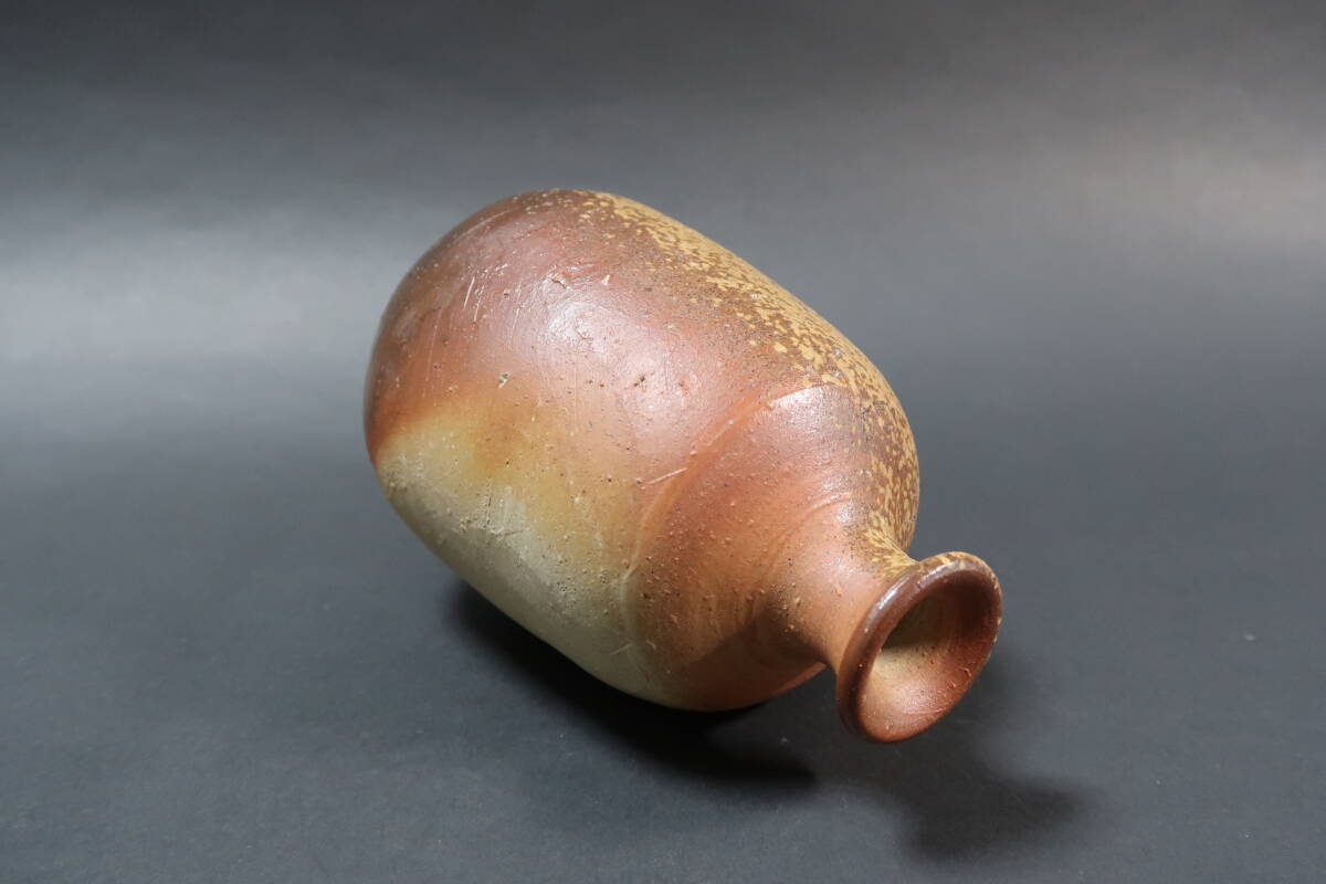 [ человек национальное достояние ] Исэ город мыс . Bizen бутылочка для сакэ { одна сторона . изменение ..}