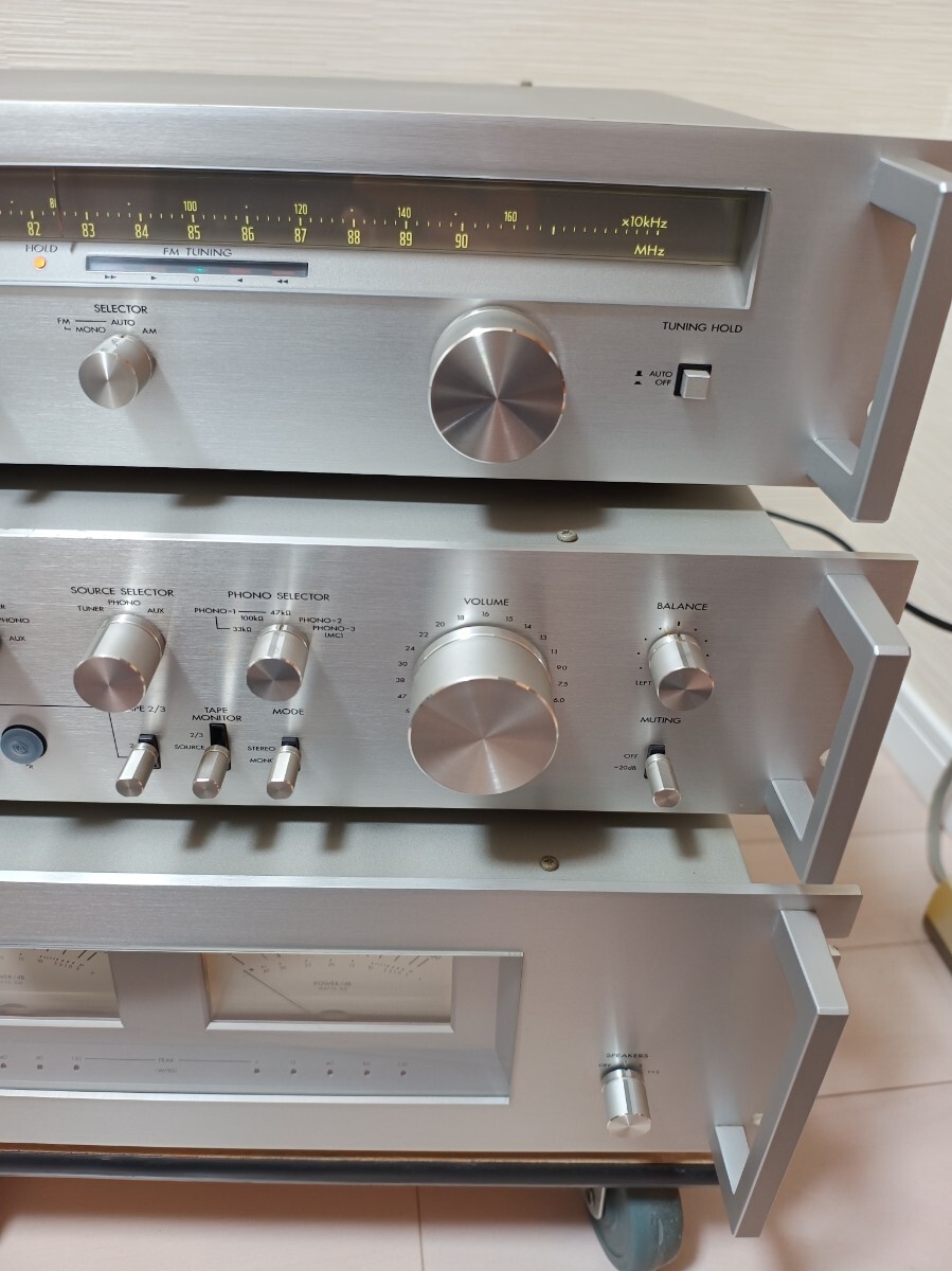 ビクター M-2020 P-2020 T-2020 プリアンプ メインアンプ チューナーセット 動作品 キレイです。_画像9