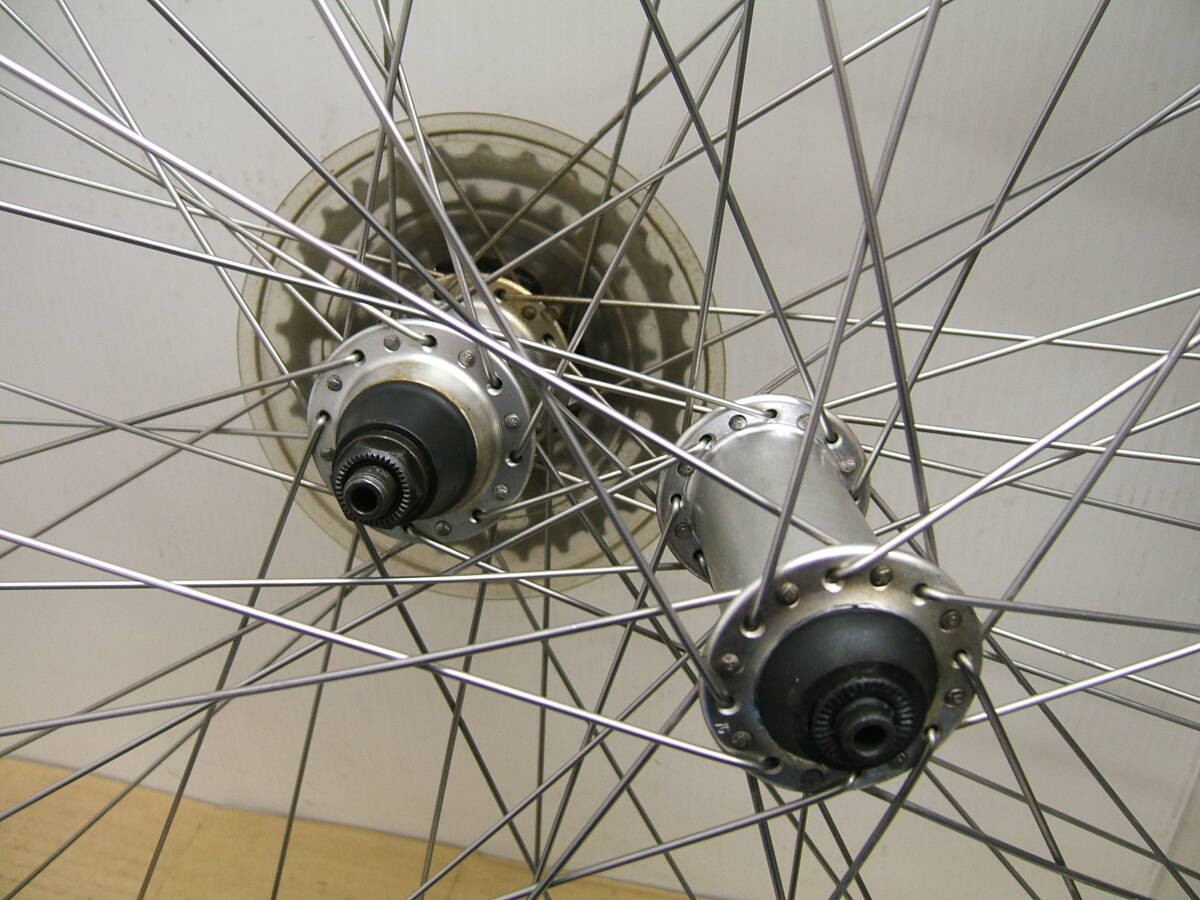 中古 ２６インチMTB車用前後ホイール ７速 26x1.50 SHIMANO MAVERICK　021_画像5