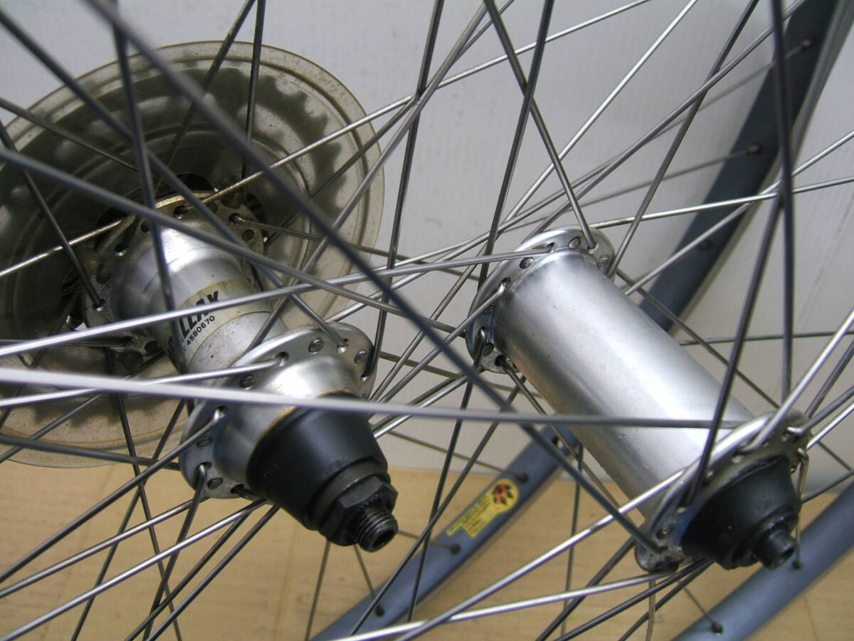 中古 ２６インチMTB車用前後ホイール ７速 26x1.50 SHIMANO MAVERICK　021_画像6