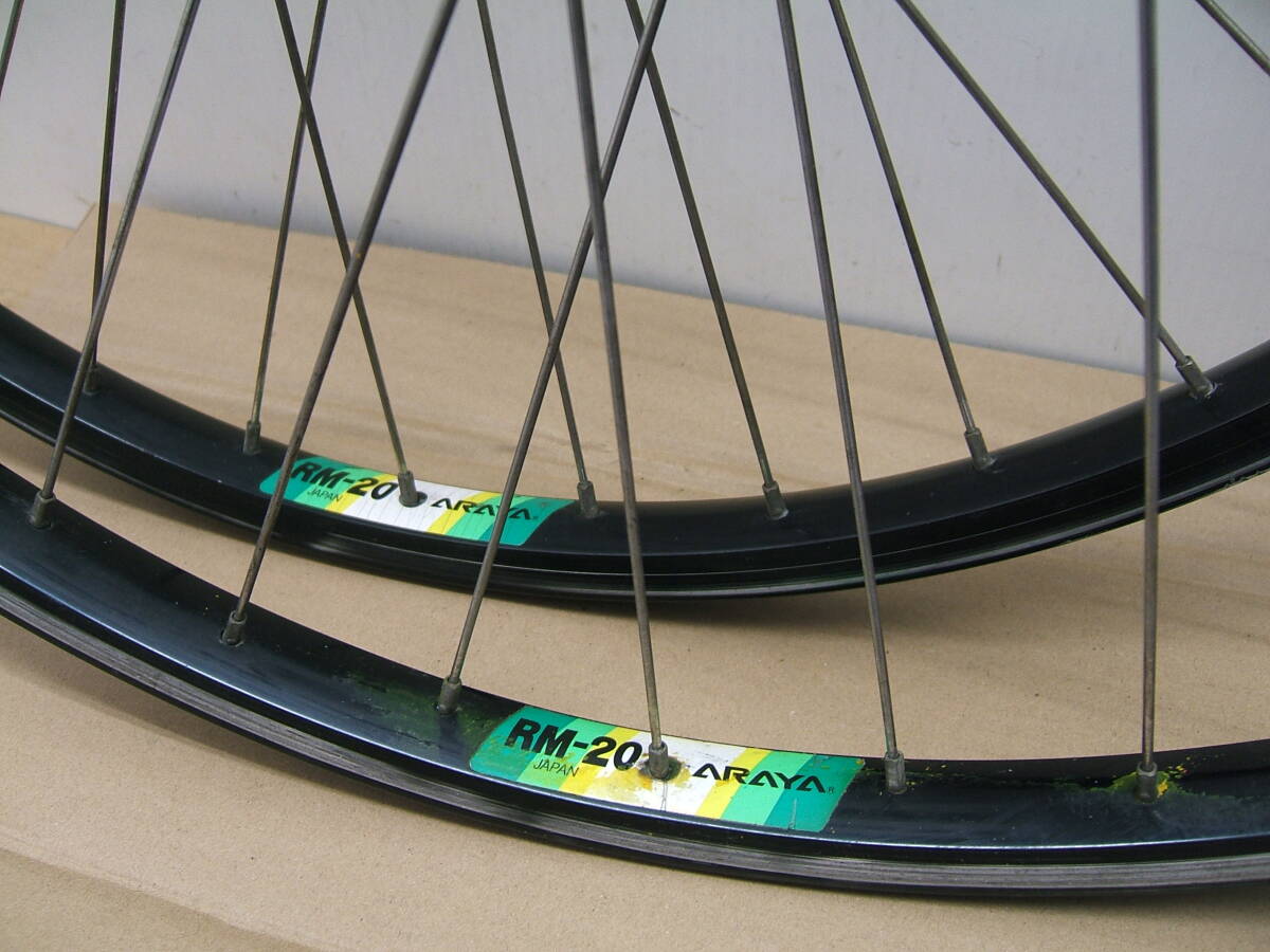 中古 26インチMTB車用前後ホイール 7速 26x1.50 SHIMANO DEORE DX ARAYA RM-20 027_画像4