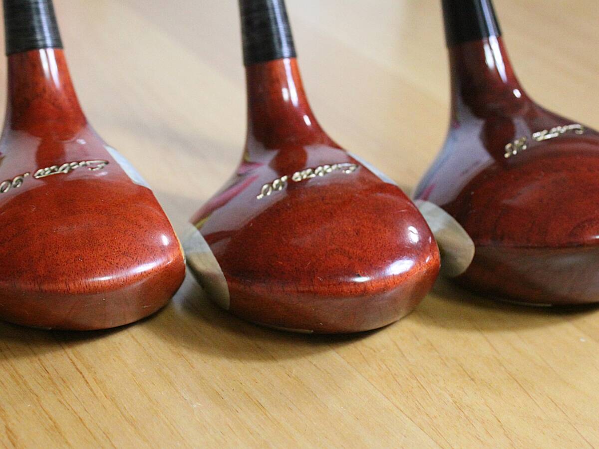 ホンマ EXTRA90 パーシモンウッド3本セット ＃1.3.4W ◇ バイオレットシャフト R-1_画像7