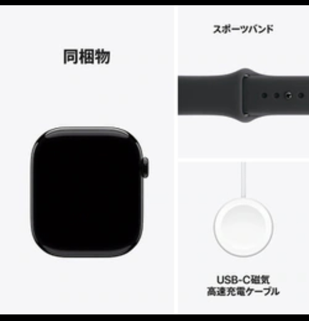 [ новый товар нераспечатанный ]Apple Watch Series 11 GPS+Cellular модель 46mm jet черный aluminium кейс . черный спорт частота M/L MFC44J/A