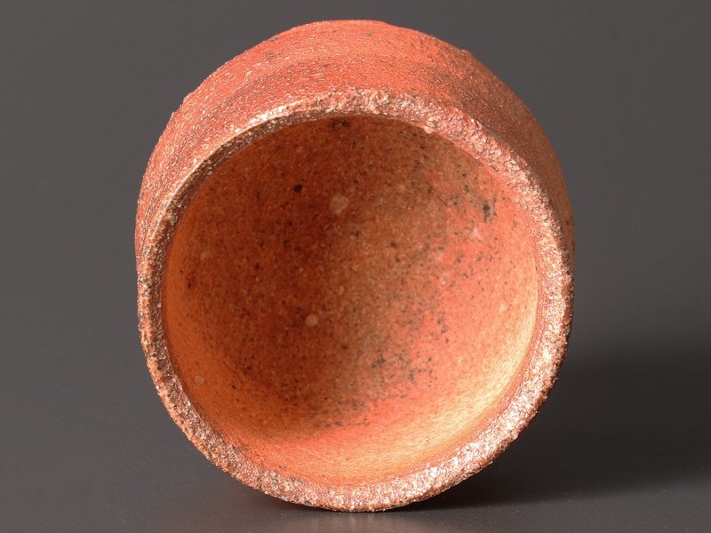 【古美味】鯉江良二 信楽手ぐいのみ 茶道具 保証品 0GPo_画像4