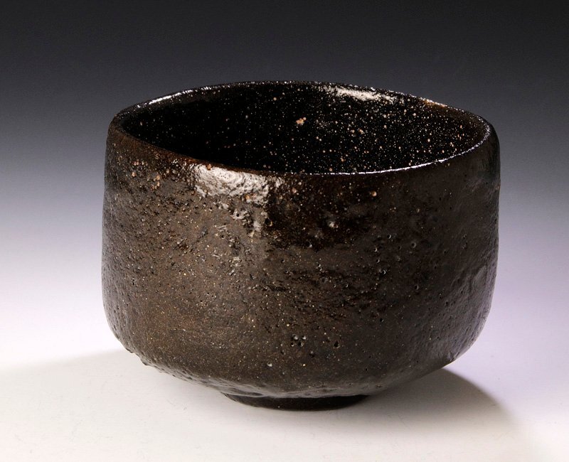 【古美味】初代村瀬治兵衛(治庵)造『立花大亀書付』黒茶碗 銘:玄々 二代村瀬治兵衛識 茶道具 保証品 2xOR_画像8