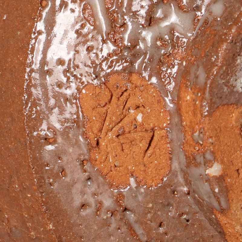 ★【古美味】十三代中里太郎右衛門 絵唐津皮鯨茶碗 茶道具 保証品 C9Pt_画像6