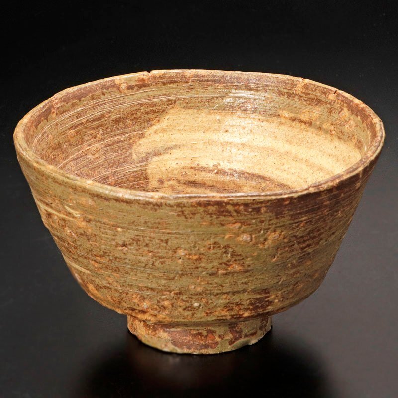 【古美味】十一代長岡空権(住右衛門)作 楽山焼茶碗 茶道具 保証品 Y2Ko_画像2