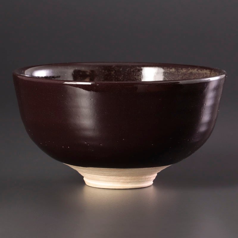 【古美味】三代井上良斎作『堀内宗完(兼中斎)書付』喜の字茶碗 銘:雲霞 茶道具 保証品 MU8d_画像2