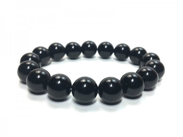 パワーストーン ブレスレット オニキス 12mm 天然石ブレス 開運 浄化 数珠ブレス メンズ 男性♪_画像2