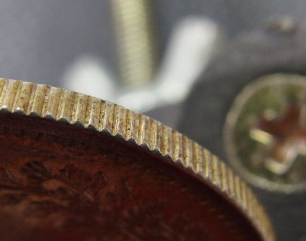 10 ★古銭「50銭銀貨 明治31年 上切り」未洗浄！美品！ギザクッキリ！使用感少なめ 11_24_画像8