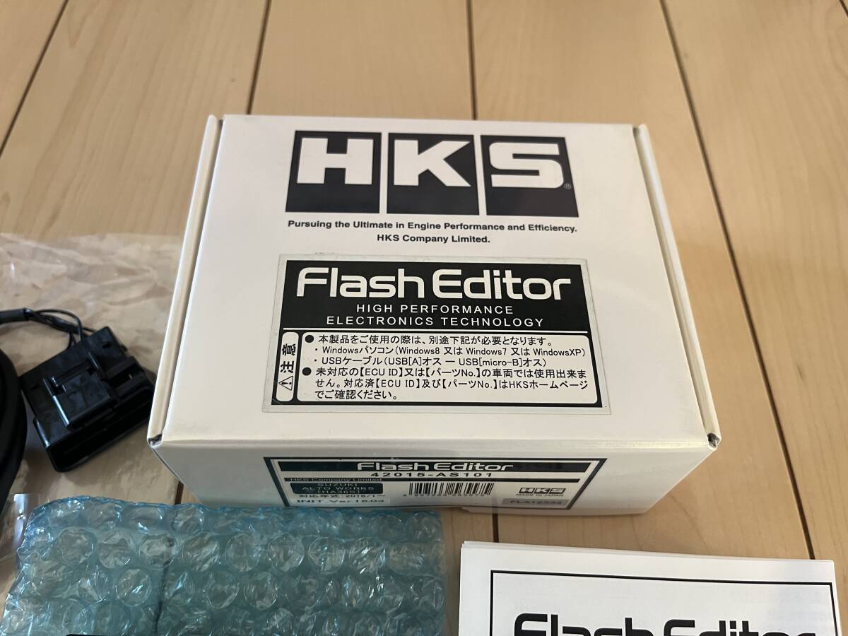 送料無料 美品 MT用 アルトワークス ターボ ha36s HKS フラッシュエディター ノーマル戻し状態 HA36S_画像6