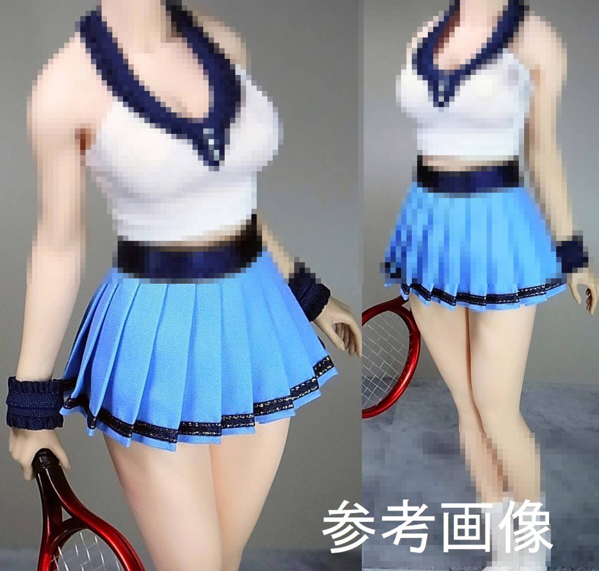 ＊toco＊Phicen/TBLeagueなどに ミニチュアサイズのテニスラケット/ディープレッド_画像2