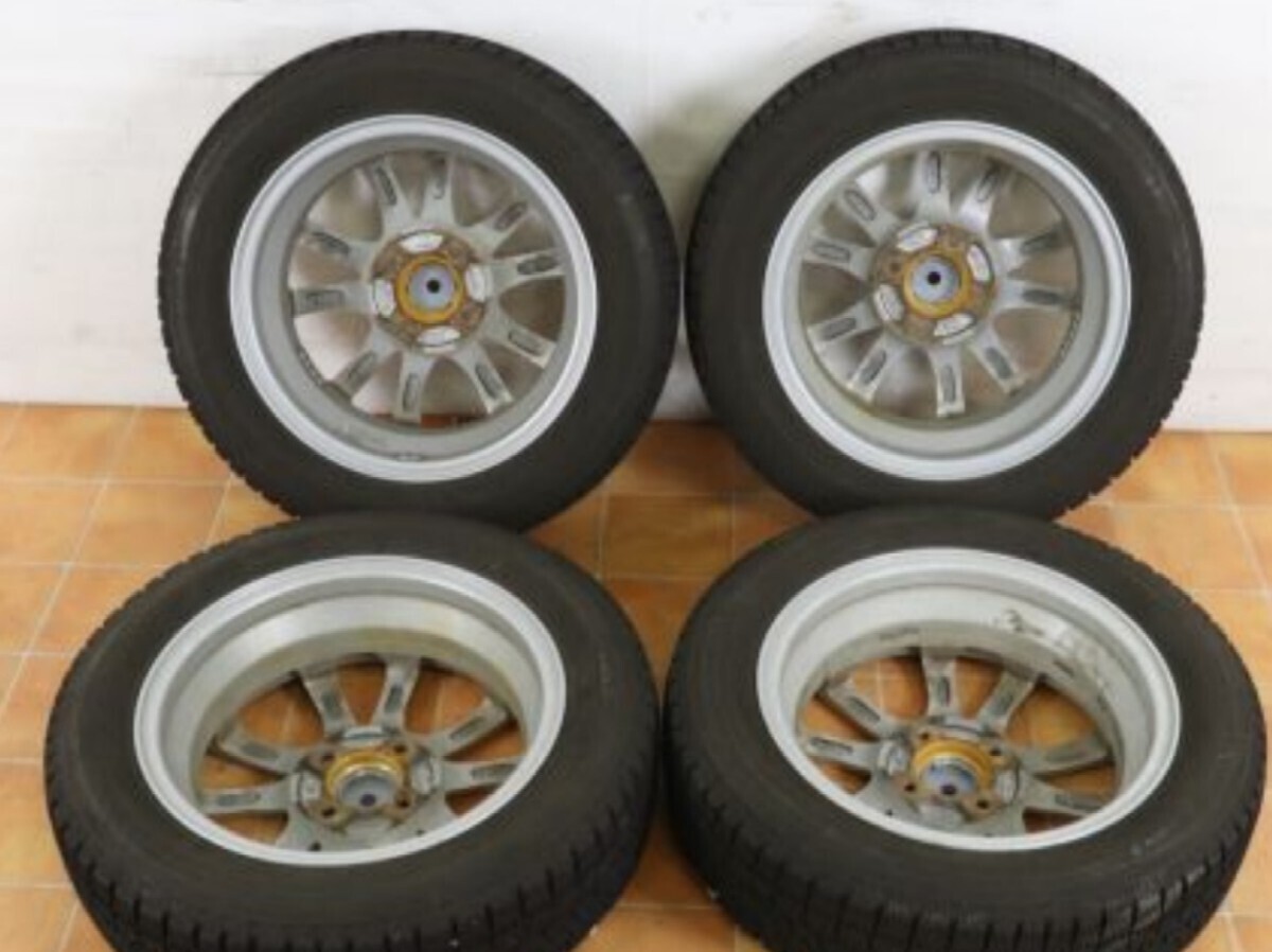 【4個口発送】BRIDGESTONE BLIZZAK VRX2 165/65R14 ブリヂストン タイヤスタッドレス 14インチ アルミホイール _ZJP_C0813-J018、4本_画像2
