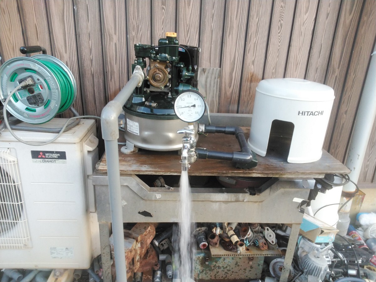 ☆日立井戸ポンプ■浅井戸用WT-P200W形■インバーターポンプ100v-50.60HZ両用■圧力強し君モデル②☆_画像3