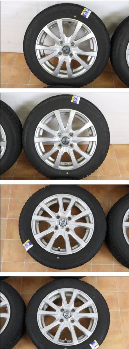 【4個口発送】BRIDGESTONE BLIZZAK VRX2 165/65R14 ブリヂストン タイヤスタッドレス 14インチ アルミホイール _ZJP_C0813-J018、4本_画像7