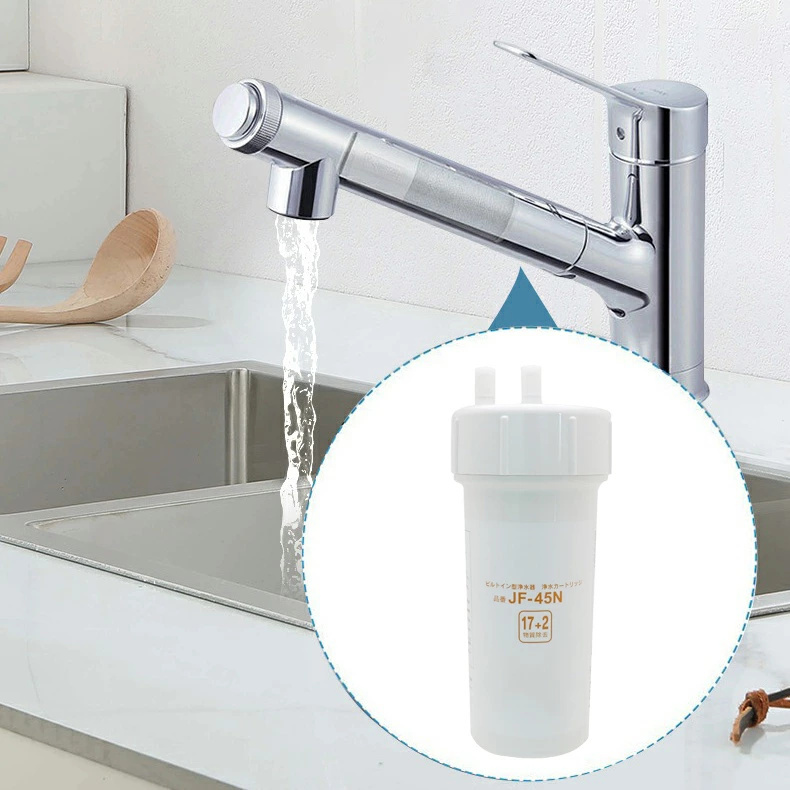 YY505 Lixil /inaks. встроенный ( под раковиной )JF-45N водяной фильтр для сменный картридж (2 год замена )[PFAS удаление соответствует ]