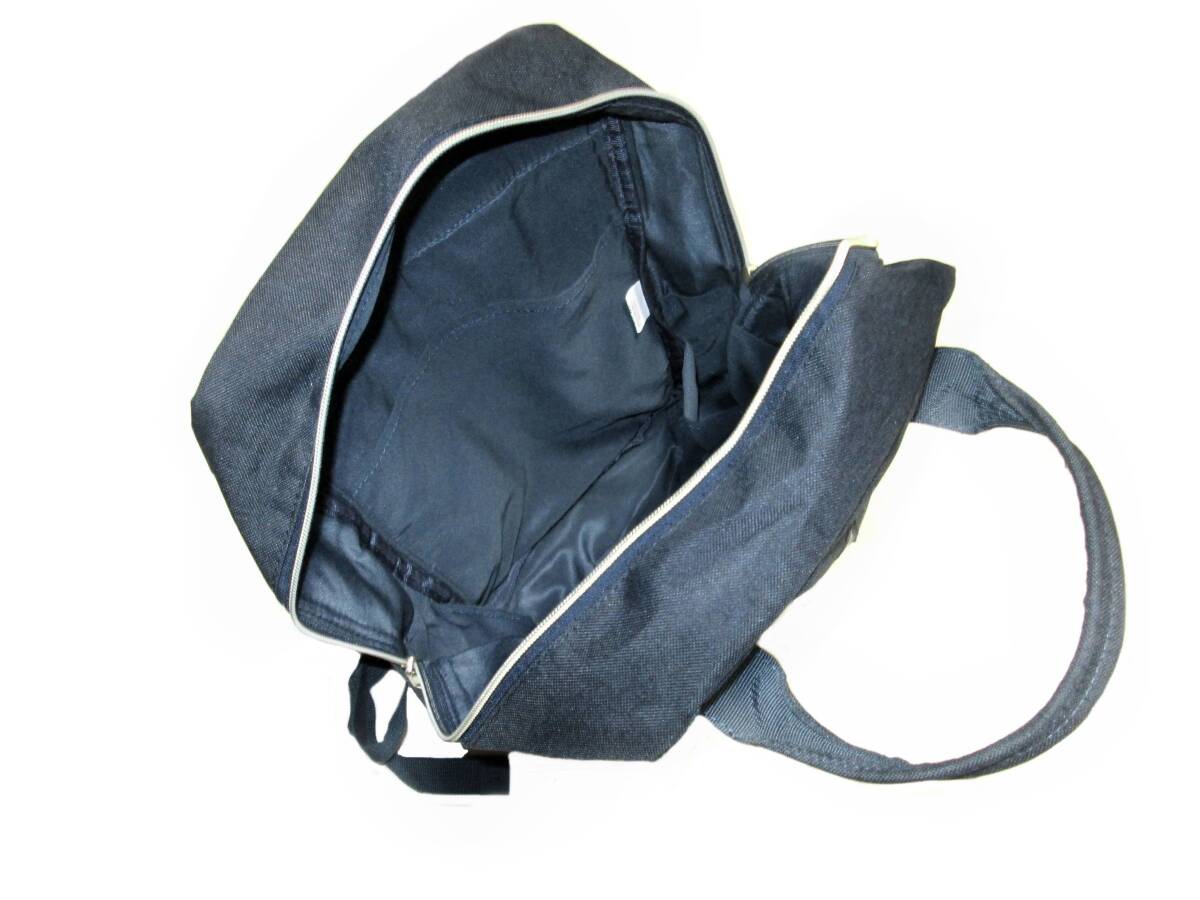 美品　anello　アネロ　 バックパック デイパック リュックサック ナイロンキャンバス メンズ　レディース 　ユニセックス　ブラック_画像2