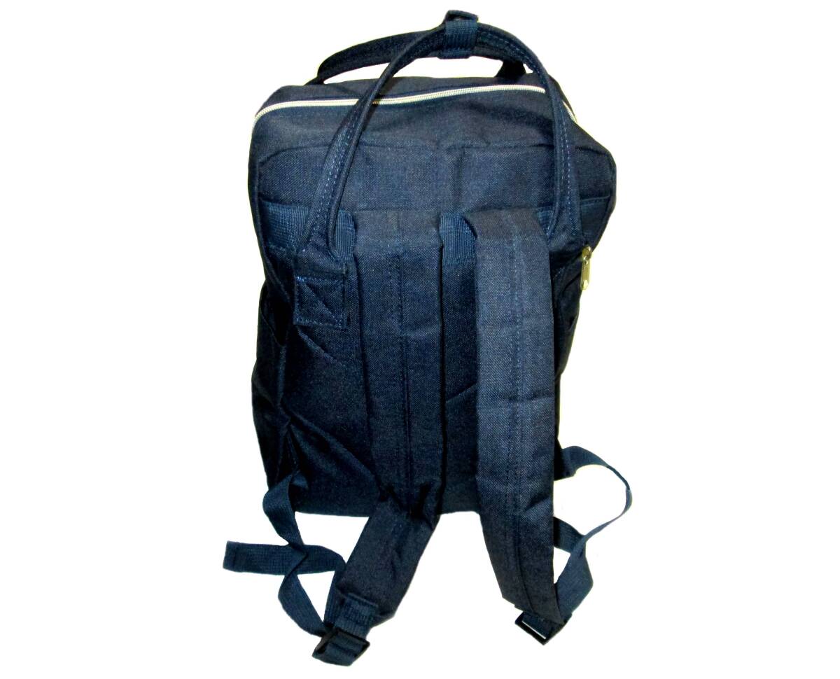 美品　anello　アネロ　 バックパック デイパック リュックサック ナイロンキャンバス メンズ　レディース 　ユニセックス　ブラック_画像3