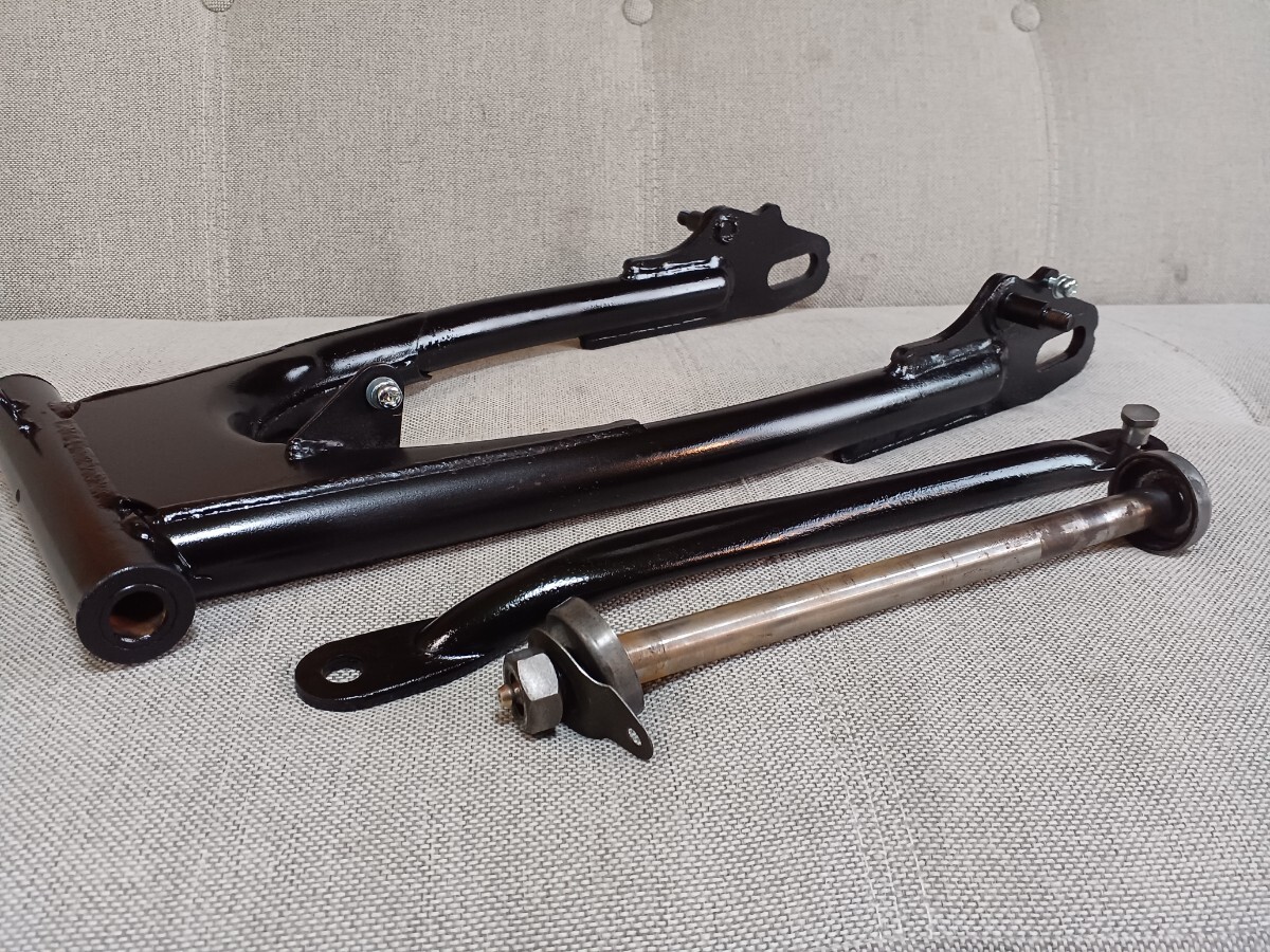 ヤマハ XS250スペシャル 4A8外し実動外し スイングアーム スウィングアーム GX/XS/250/400 修理 修正 レストア 塗装用に_画像2