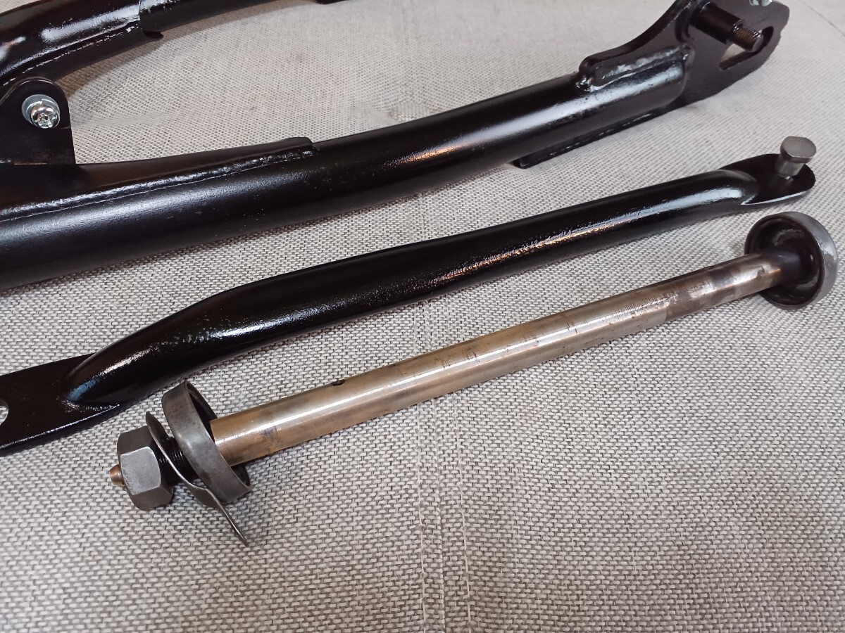 ヤマハ XS250スペシャル 4A8外し実動外し スイングアーム スウィングアーム GX/XS/250/400 修理 修正 レストア 塗装用に_画像3