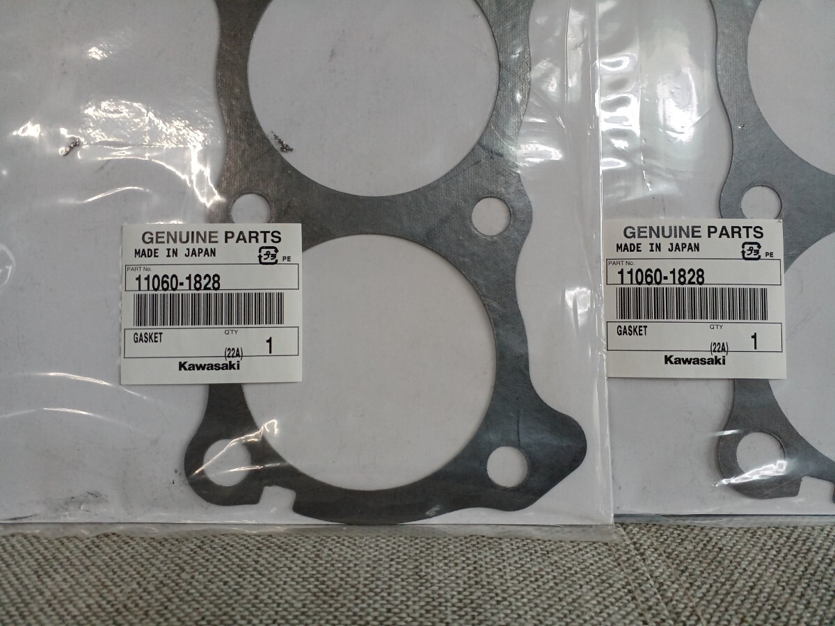 川崎純正シリンダーベースガスケット J/R系 　11060-1828　Z1000J (J1～J3)Z1000 (R1～R2)　Z1100R '84Z1100GP (B1～B2) GPZ1100 (A1～A2)_画像7