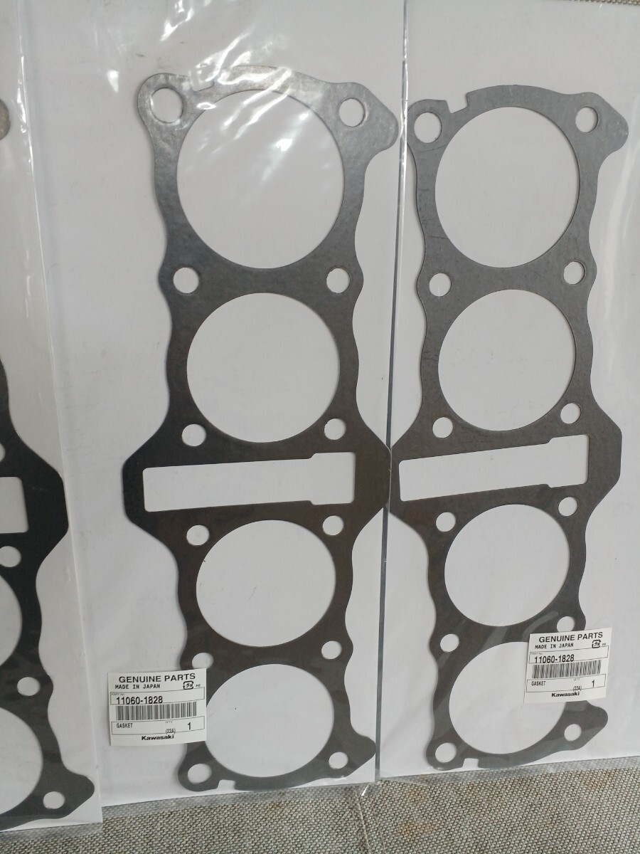 川崎純正シリンダーベースガスケット J/R系 　11060-1828　Z1000J (J1～J3)Z1000 (R1～R2)　Z1100R '84Z1100GP (B1～B2) GPZ1100 (A1～A2)_画像4