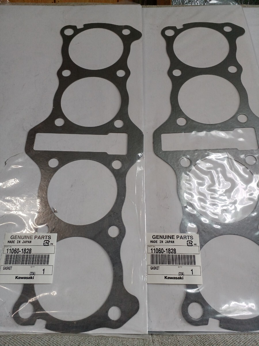 川崎純正シリンダーベースガスケット J/R系 　11060-1828　Z1000J (J1～J3)Z1000 (R1～R2)　Z1100R '84Z1100GP (B1～B2) GPZ1100 (A1～A2)_画像5