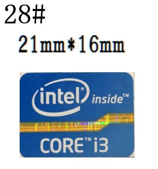 28# 二三代目【CORE i3】エンブレムシール ■21*16㎜■ 条件付き送料無料_画像1