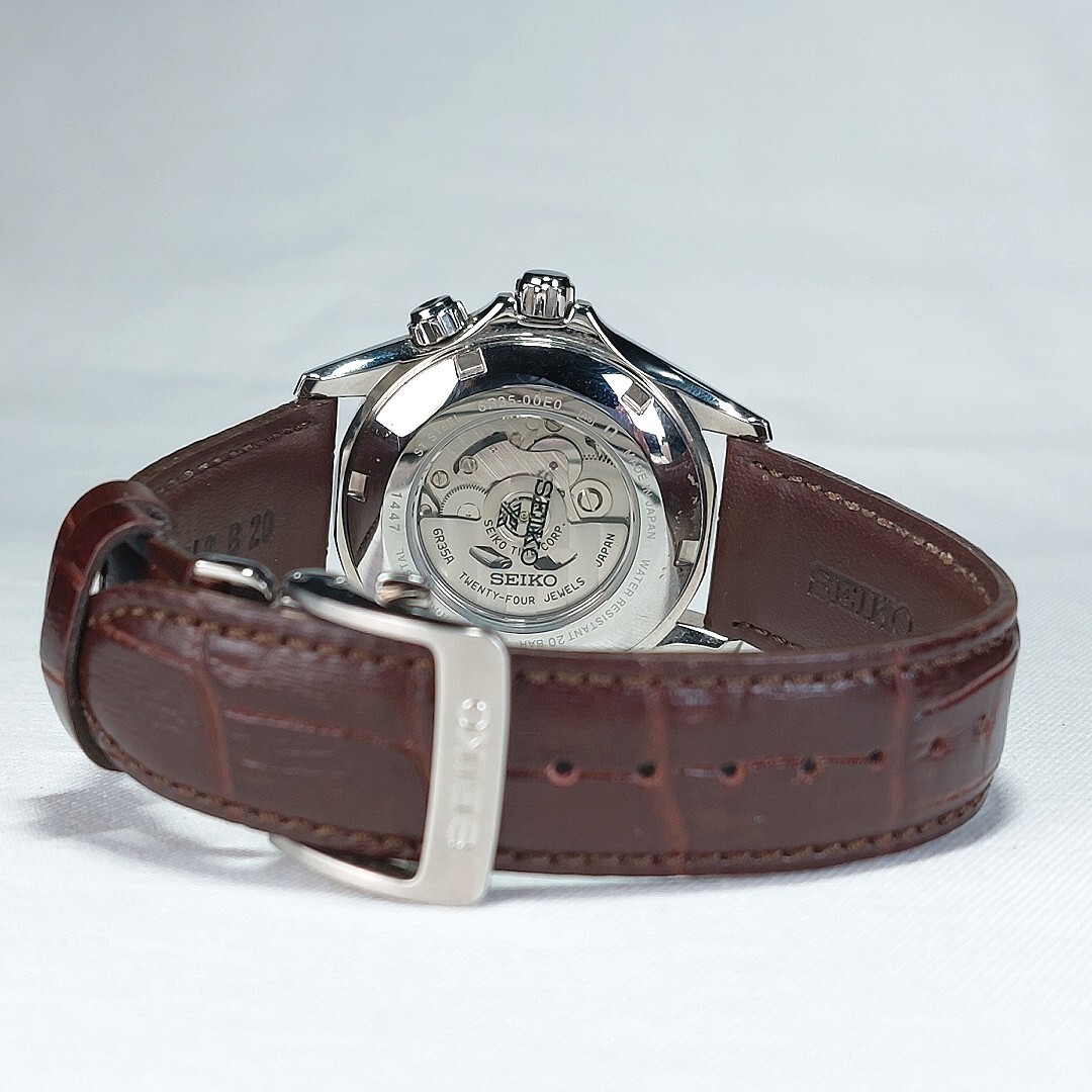 超美品 SEIKO セイコー PROSPEX プロスペックス アルピニスト 腕時計 SBDC091 自動巻き 機械式 流通限定モデル グリーン 動作確認済み_画像7