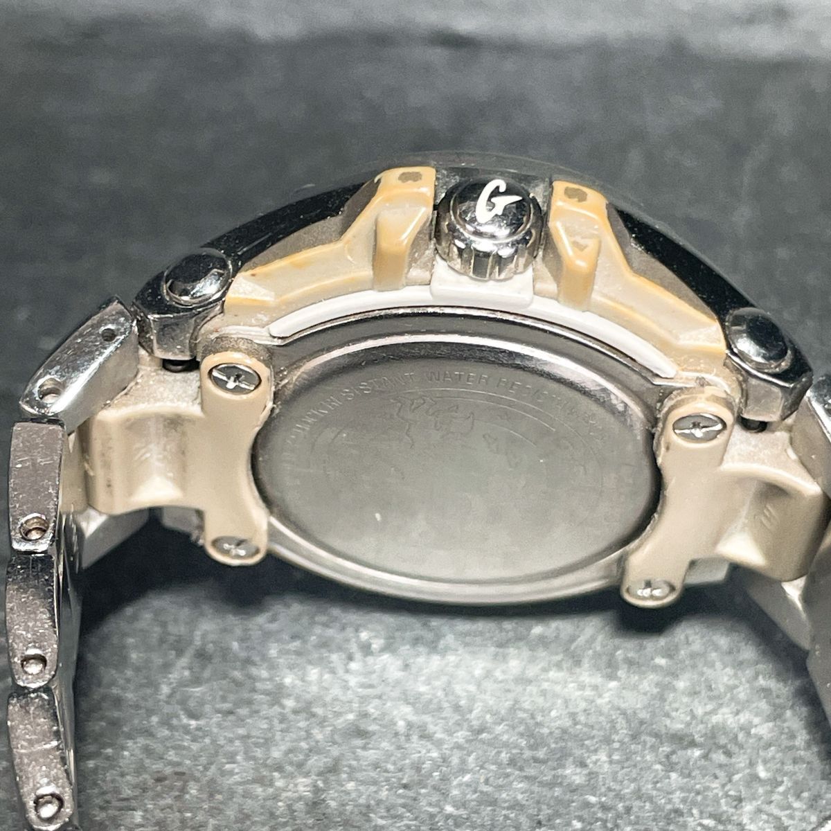 美品 CASIO カシオ Baby-G ベビージー G-ms ジーミズ MSG-550LV 腕時計 アナログ クオーツ 3針 カレンダー 新品電池交換済み 動作確認済み_画像6