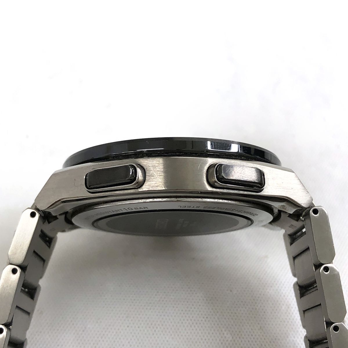 美品 SEIKO セイコー BRIGHTZ ブライツ フライト エキスパート 腕時計 SAGA205 電波ソーラー クロノグラフ ブラック カレンダー 動作確認済_画像7