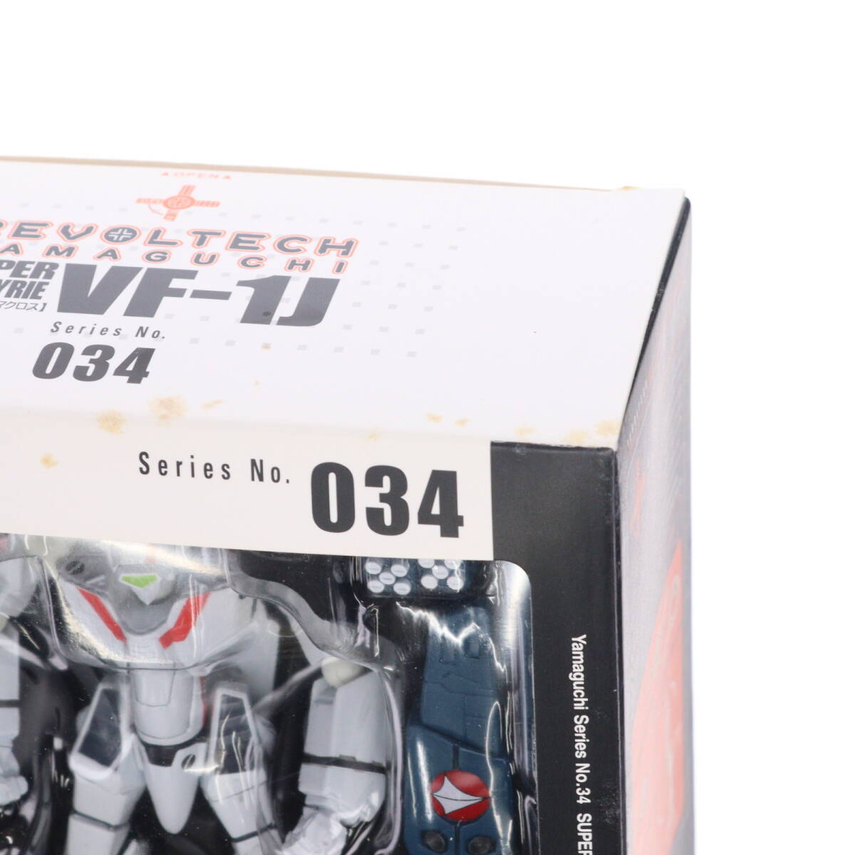 【中古】[FIG]リボルテックヤマグチ No.034 TV版 スーパーバルキリーVF-1J 一条輝機 超時空要塞マクロス 完成品 可動フィギュア 海洋堂(612_画像3