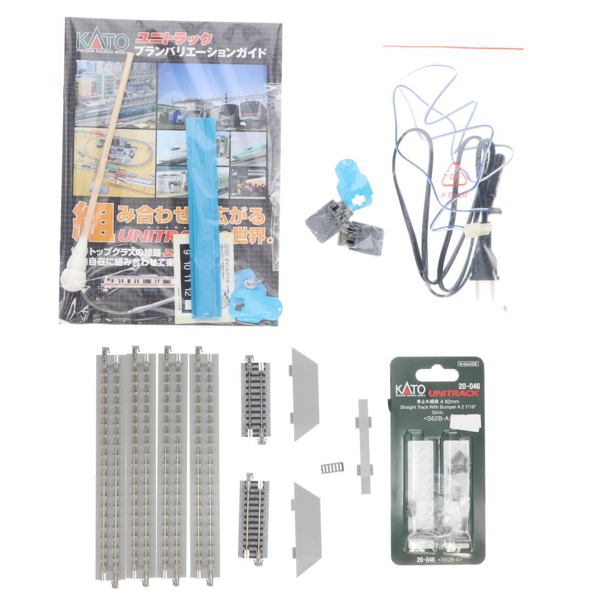 【中古】[RWM](再販) 20-853 UNITRACK(ユニトラック) M2 待避線付きエンドレス線路基本セット マスター2 Nゲージ 鉄道模型 KATO(カトー)(62_画像6