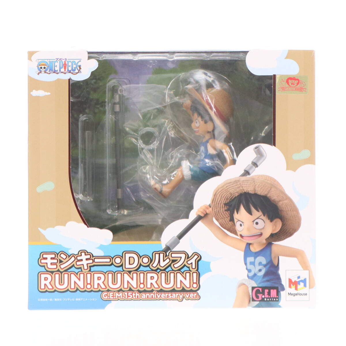 【中古】[FIG]G.E.M.シリーズ モンキー・D・ルフィ RUN!RUN!RUN! G.E.M.15th Anniversary ver. ONE PIECE(ワンピース) 完成品 フィギュア_画像1