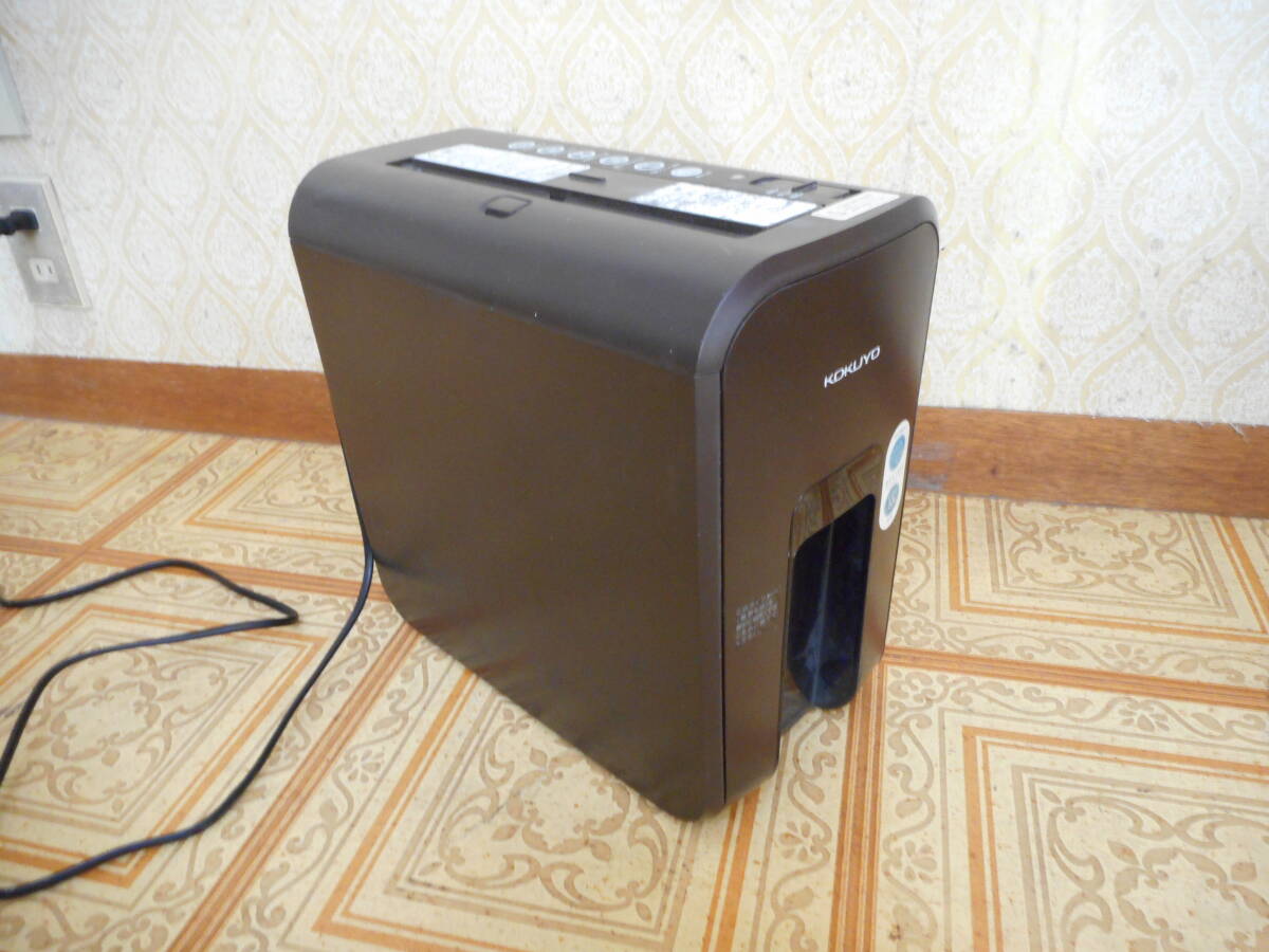 コクヨ KOKUYO KPS-X80 シュレッダー 電動 動作確認済み_画像1