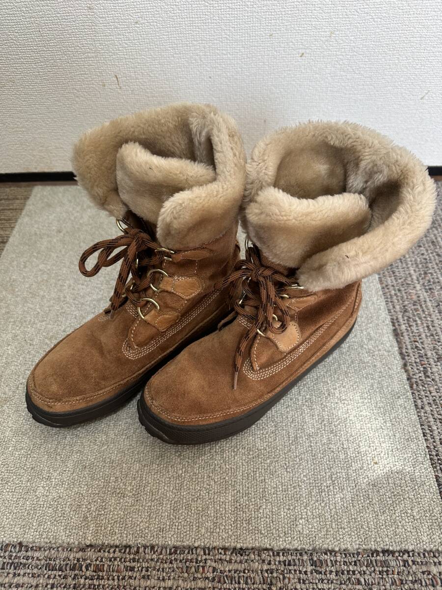 【美品】Timberlandティンバーランド　ブーツ　ボア　スエード　6.5M 23.0cm〜23.5cm レディース_画像1