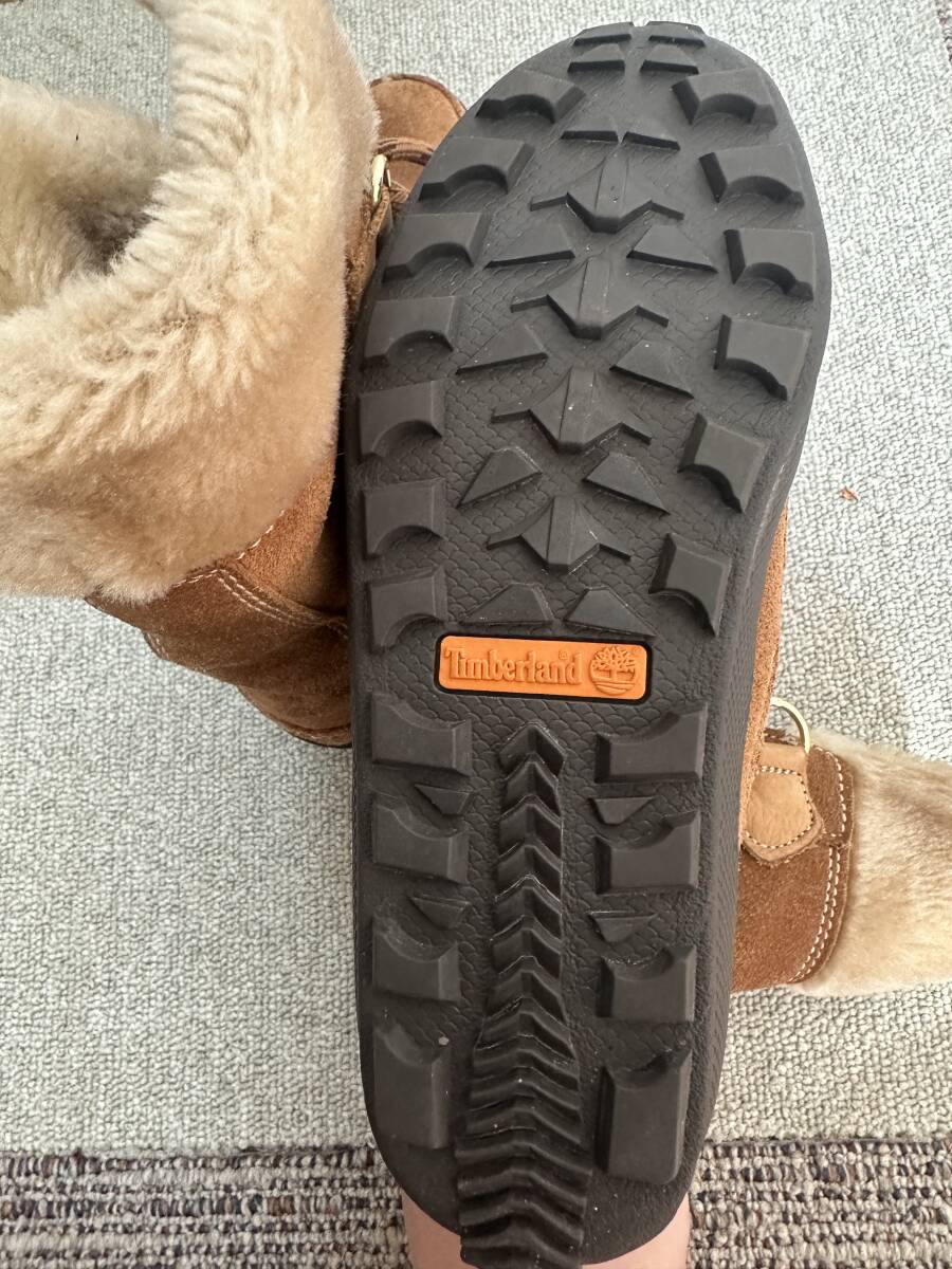 【美品】Timberlandティンバーランド　ブーツ　ボア　スエード　6.5M 23.0cm〜23.5cm レディース_画像4