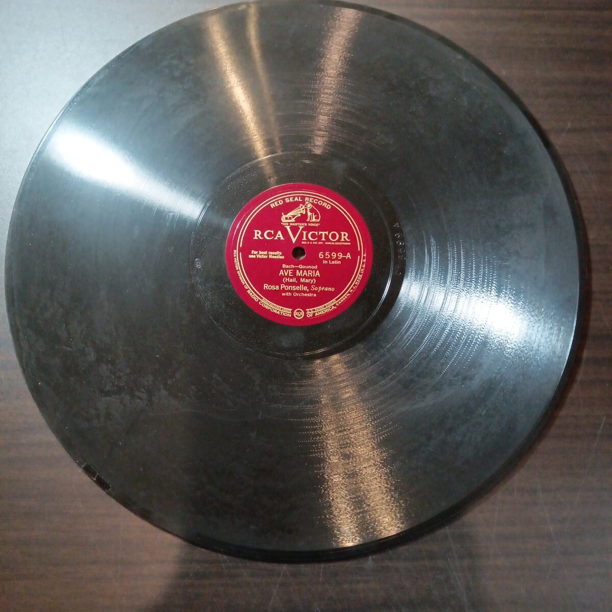  Classic RCA 12.SP [ Rosa pon cell ](* половина минут трещина есть )SP запись 