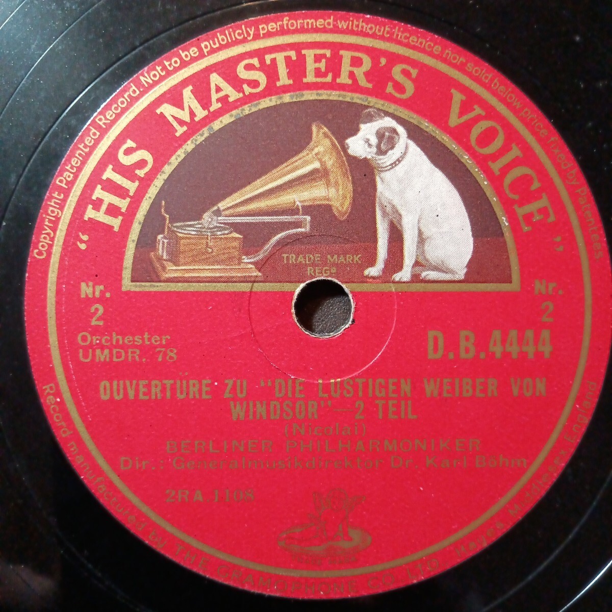  Classic HМV 12.SP [DB4444](1 листов )SP запись 