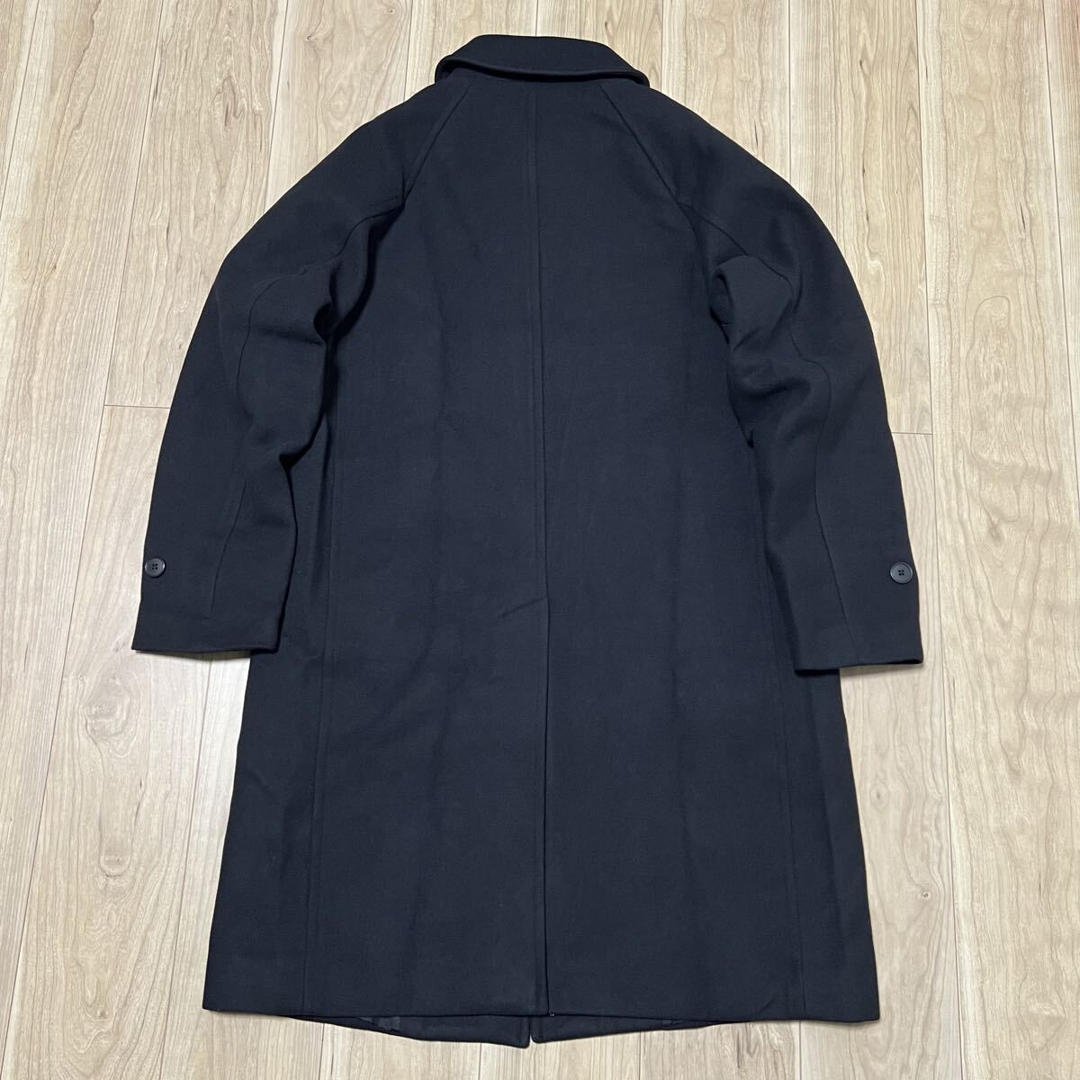 ★新品未使用品★UNIQLO ユニクロ シングルブレストコート ステンカラーコート 紺色 ネイビー サイズL メンズ 秋冬 R-8334_画像5