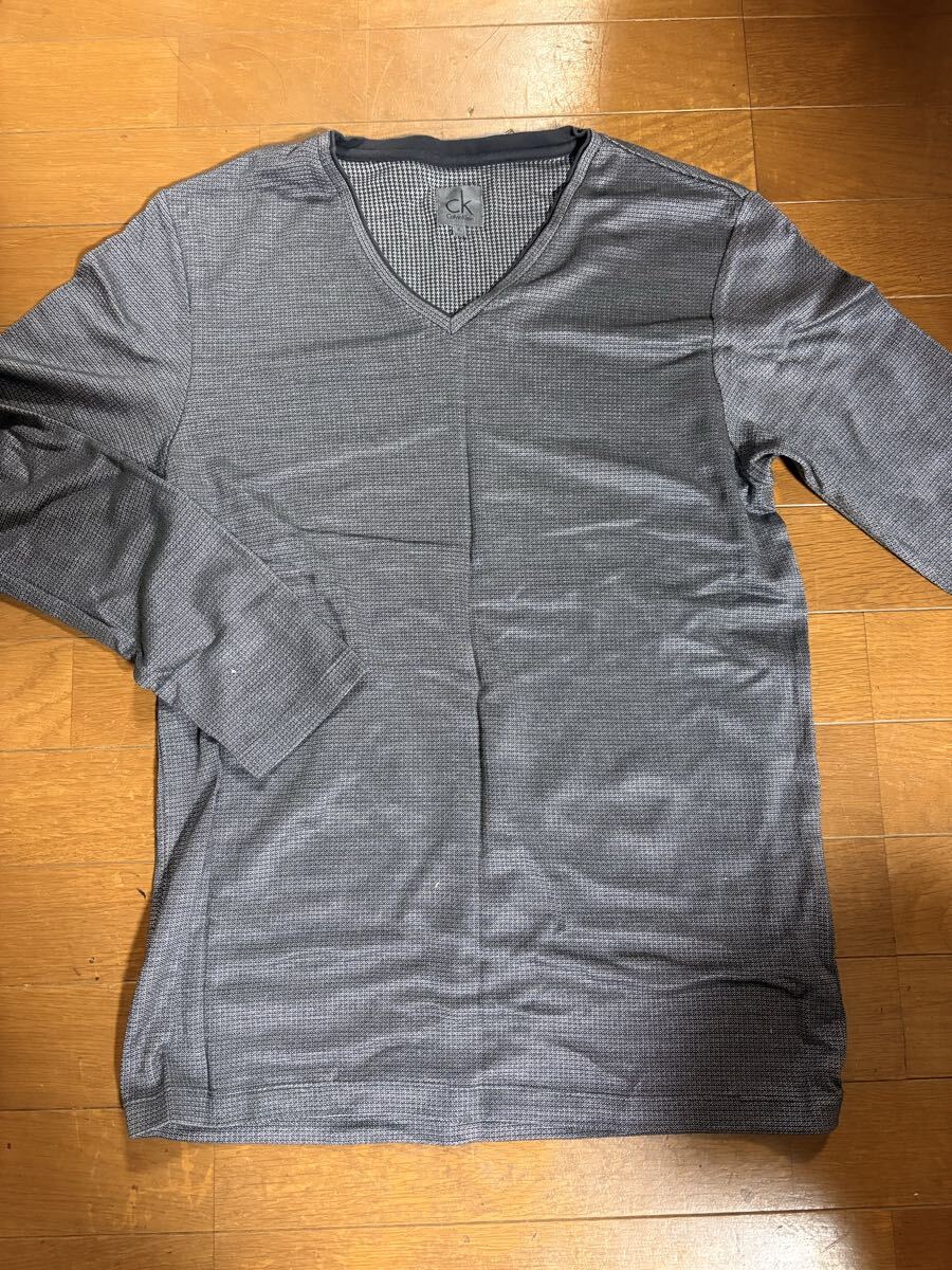 長袖 ロンT カットソー XL カルバンクライン　CK_画像1